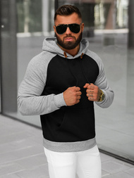 Мъжки суитшърт черно OZONEE JS/8B157/3B