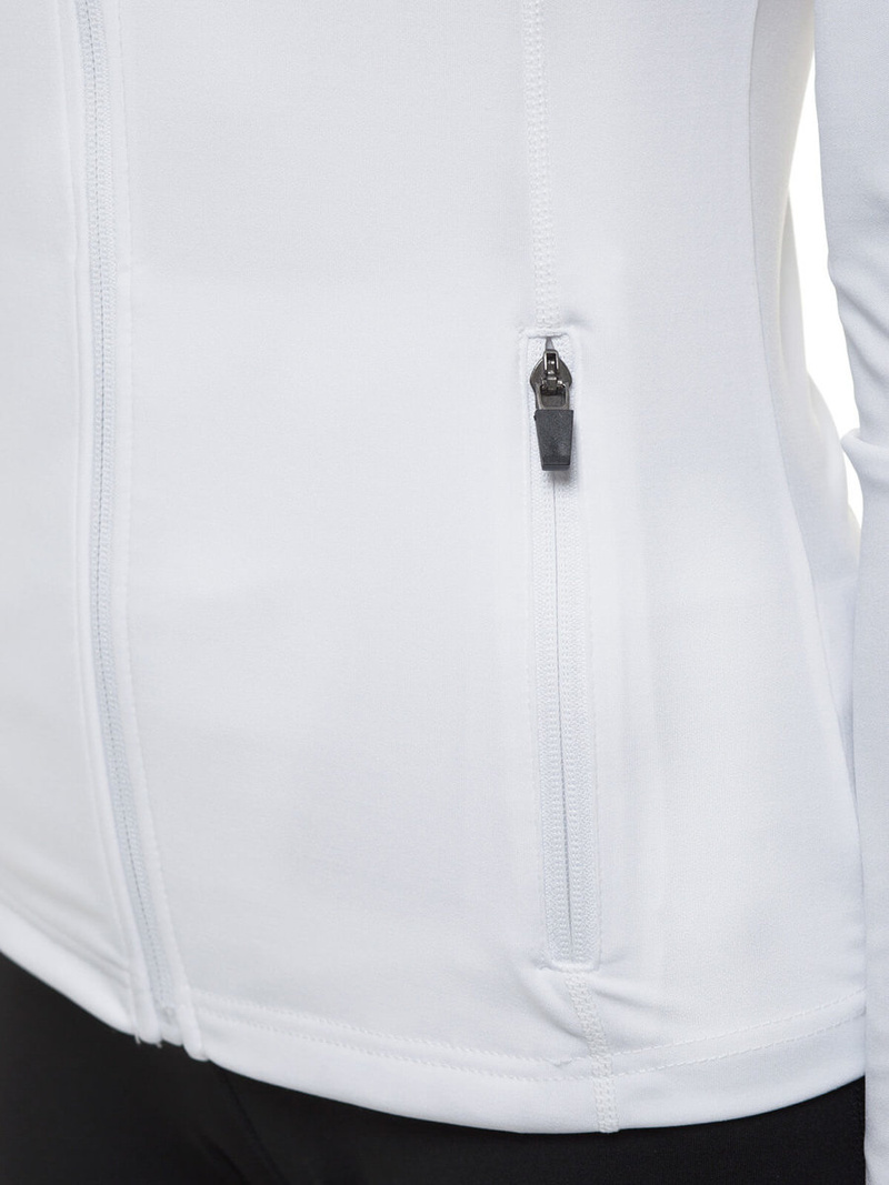 Дамско суичър бяла OZONEE JS/HD152/45