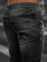 Мъжки дънки jogger черни OZONEE NB/MP0077N
