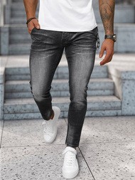 Мъжки дънки черни OZONEE NB/MP0091N