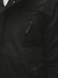 Мъжко яке черна OZONEE JS/M717/392