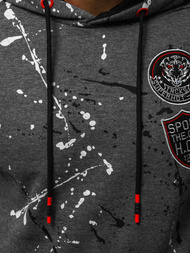 Мъжки суитшърт сив OZONEE JS/DD275Z