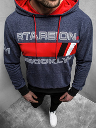 Мъжки суитшърт тъмнсиня OZONEE JS/DD20131Z