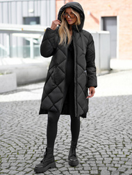 Дамско яке черно OZONEE JS/5M3168/392Z