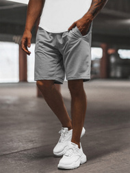 Мъжки панталонки сив OZONEE JS/8K100/2Z