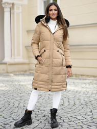 Дамско яке бежова OZONEE O/W377Z