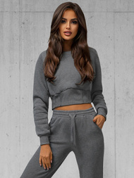 Дамски анцуг от две части графитен OZONEE JS/8C78/5Z