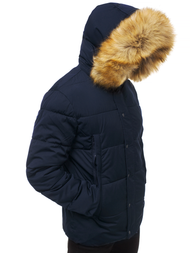 Мъжко яке тъмнсиня OZONEE JD/336