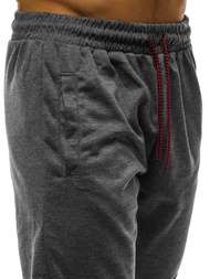 Мъжко долнище на анцуг графитно OZONEE JS/JZ11016