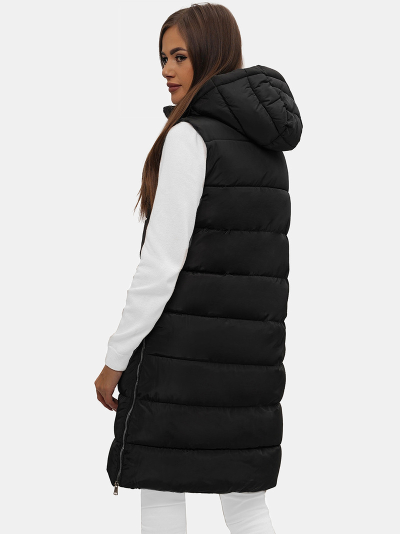 Дамска жилетка черна OZONEE O/81261