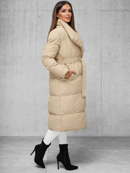 Дамско яке бежова OZONEE JS/M737/62Z