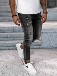 Мъжки дънки черни OZONEE NB/MP0169G