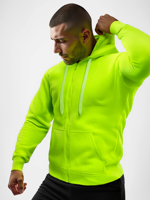 Мъжки суитшърт небесно синьо-зелена OZONEE JS/2008/72