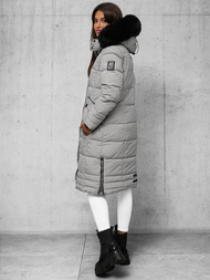 Дамско яке сива OZONEE O/W377