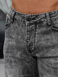 Мъжки дънки черни OZONEE NB/MP0069NZ