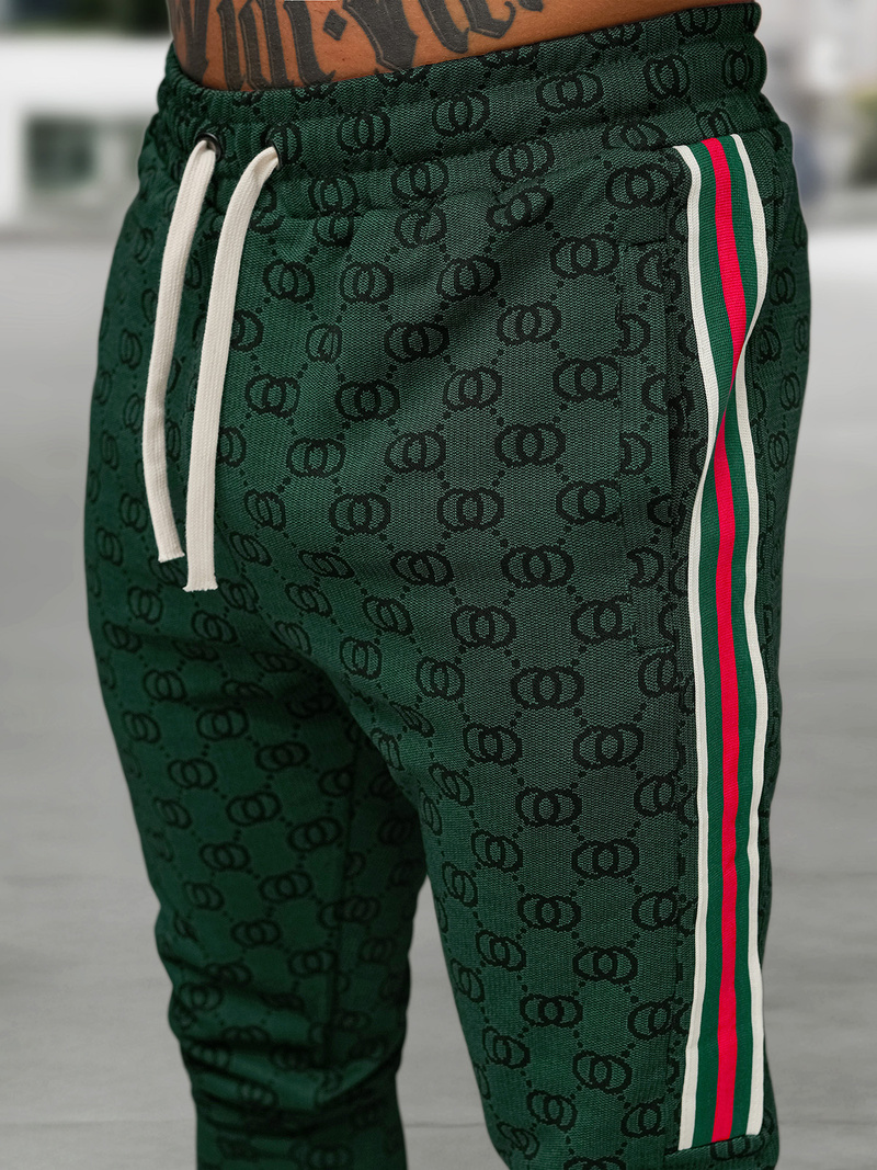 Мъжки спортен екип зелен OZONEE O/FF5111AB