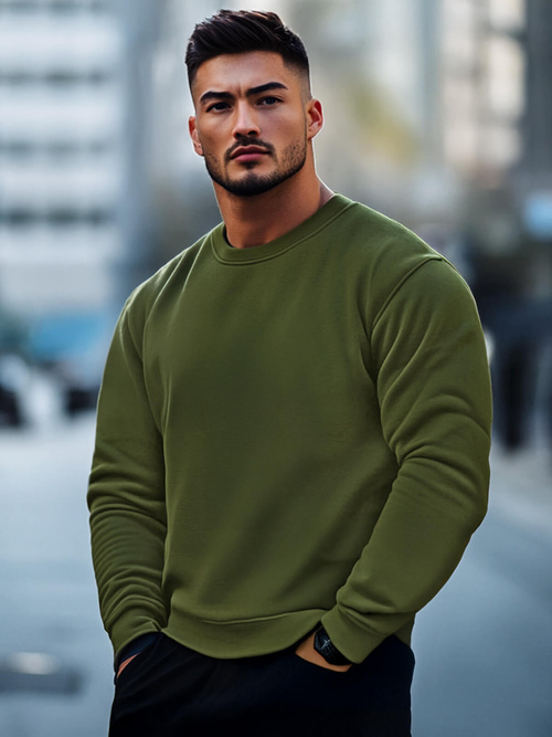 Мъжки суитшърт каки OZONEE JS/2001-10Z