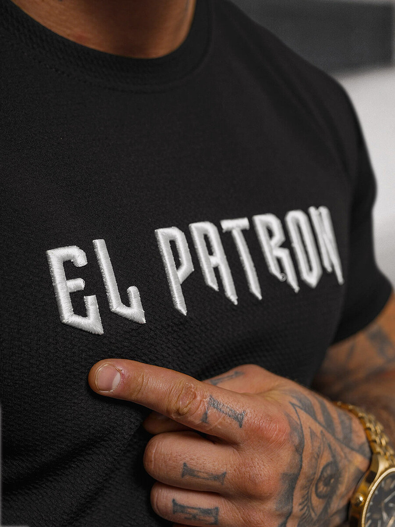 Мъжка тениска черен OZONEE O/T7283