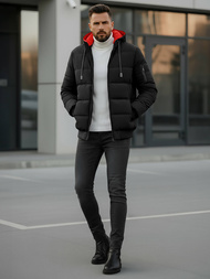 Мъжко яке черни OZONEE JS/31M5003Z