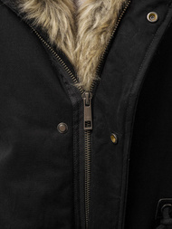 Мъжко яке черно OZONEE O/5578Z