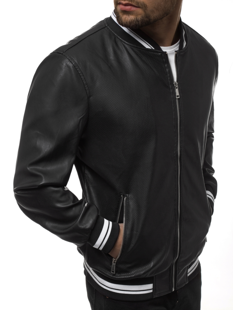 Мъжко яке черно OZONEE JB/JP1132