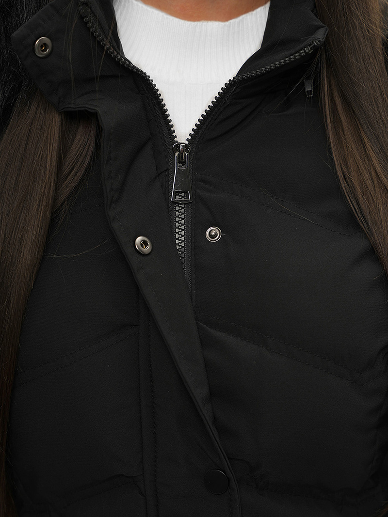 Дамско яке черна OZONEE JS/M9057/392