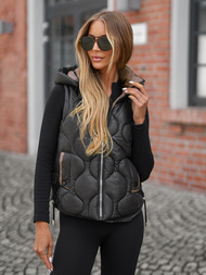 Жилетка суичър черна OZONEE O/5M3235/392