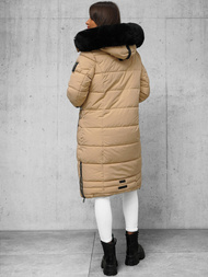 Дамско яке бежова OZONEE O/W377