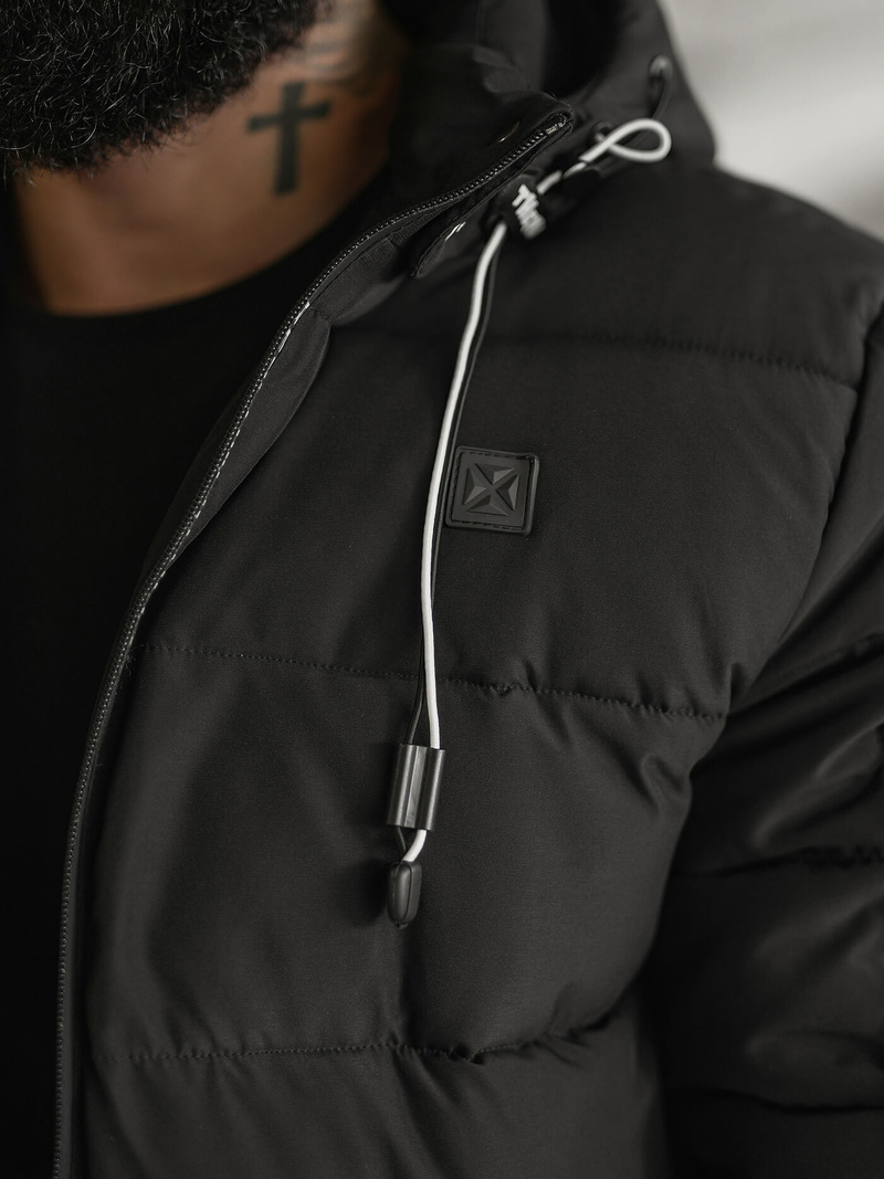 Мъжко яке черни OZONEE JS/57M7502/392Z