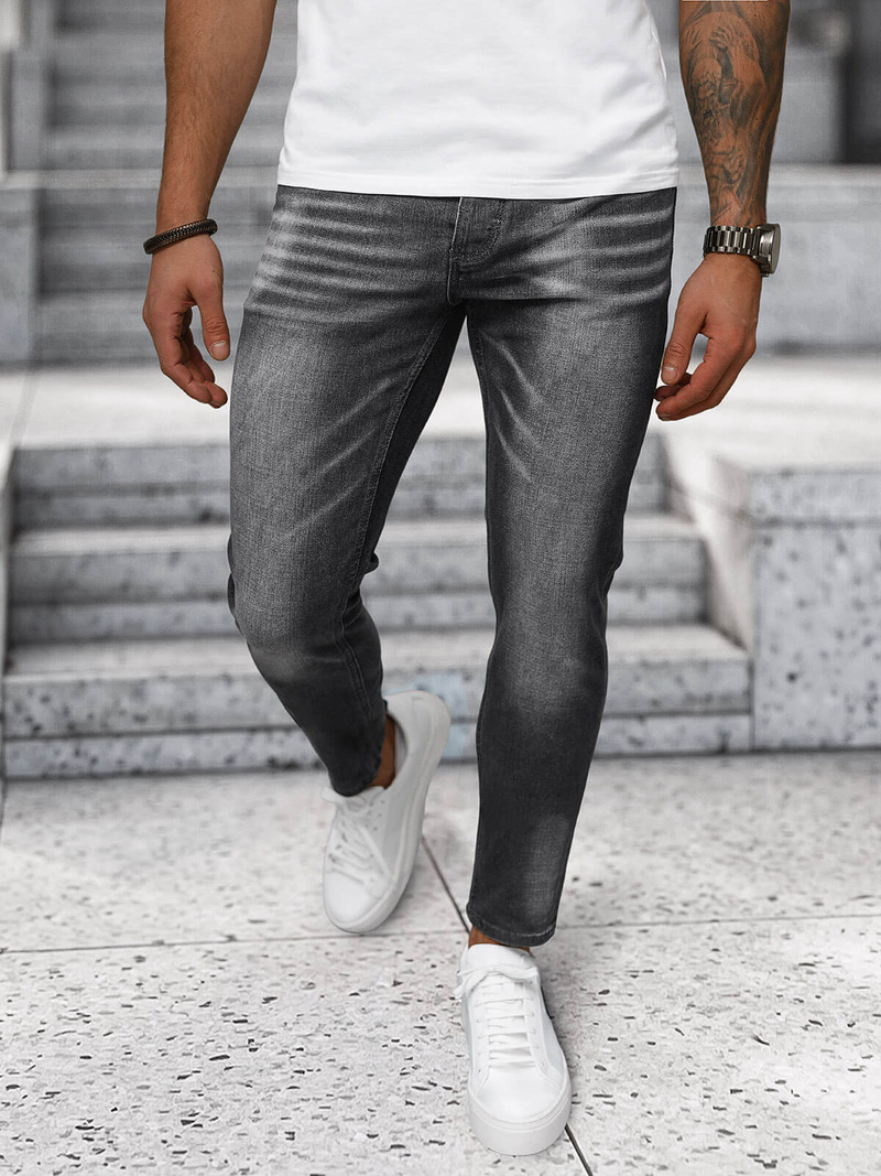 Мъжки дънки графитно OZONEE NB/MP0199GS