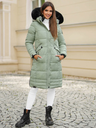 Дамско яке ментова OZONEE O/W377Z