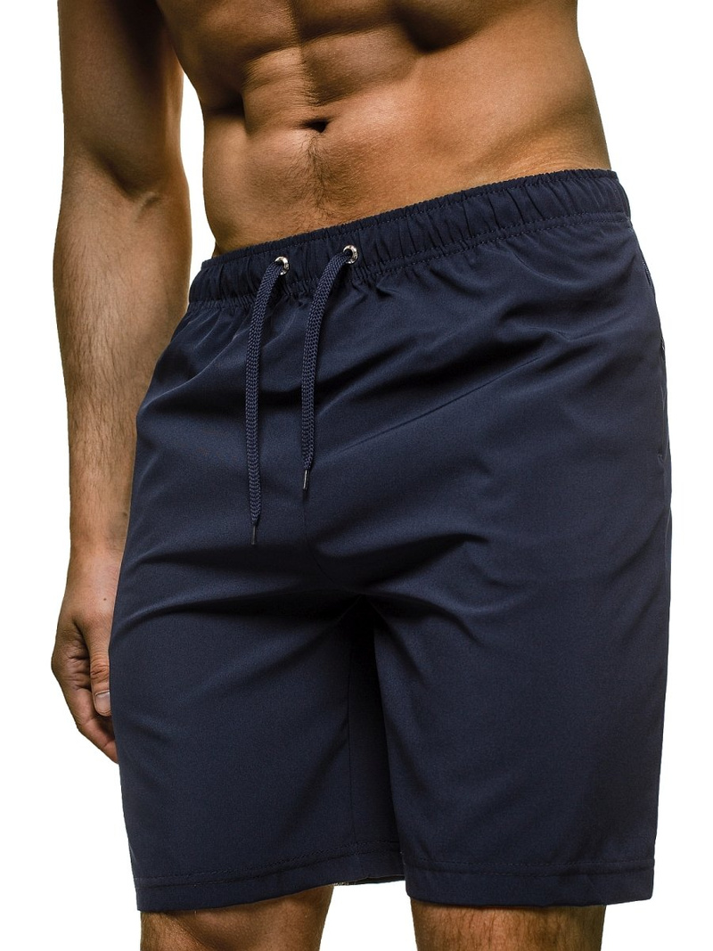 Мъжки плувни шорти тъмносиньо OZONEE JS/HH037/4