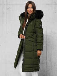 Дамско яке каки OZONEE O/W377