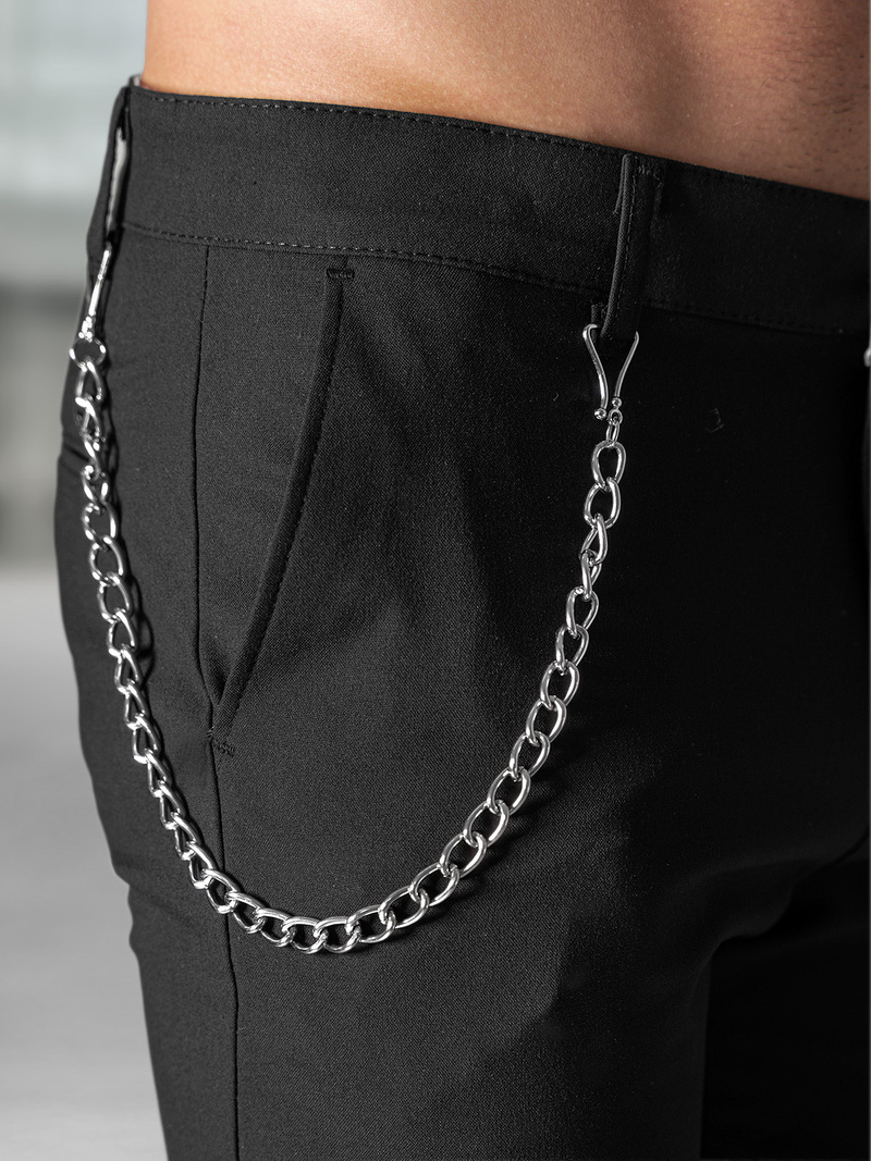 Мъжки панталони черни OZONEE DJ/3300Z