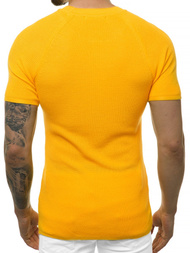 Мъжки пуловер жълта OZONEE L/2474