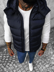 Мъжки елек тъмнсиня OZONEE N/7129