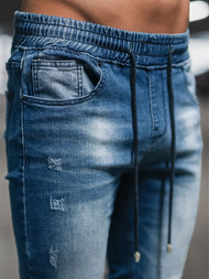 Мъжки панталони jogger тъмносиньо OZONEE NB/MP0053/2BS