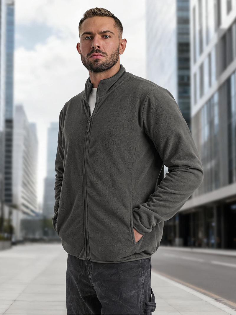 Мъжки суитшърт графитен OZONEE JS/HH016/5