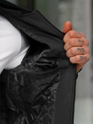 Мъжко яке черна OZONEE JS/62M9502/392