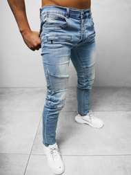 Мъжки дънки светлосиньо OZONEE NB/MP0029BC