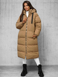 Дамско яке камел OZONEE JS/5M3163/84Z