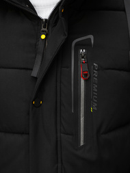 Зимно яке черно OZONEE JS/22M60/392