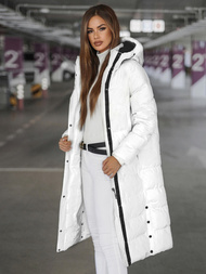 Дамско яке бял OZONEE JS/5M3233/281