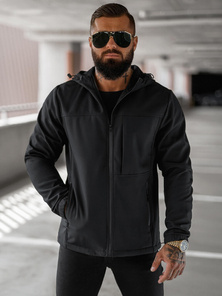 Мъжко яке softshell черна OZONEE JS/27B6523/3Z