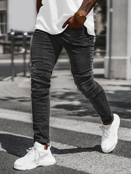 Мъжки дънки черни OZONEE NB/MP0025N