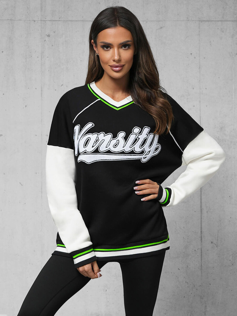 Cуитшърт черен OZONEE O/S244056Z