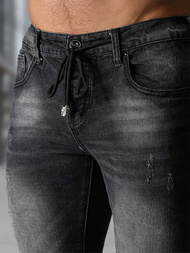 Мъжки дънки черни OZONEE NB/MP0063/1NZ