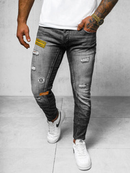 Мъжки дънки черни OZONEE NB/MP0047NZ