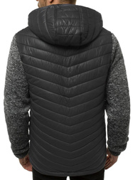 Мъжко яке графитна OZONEE JS/KS2001K