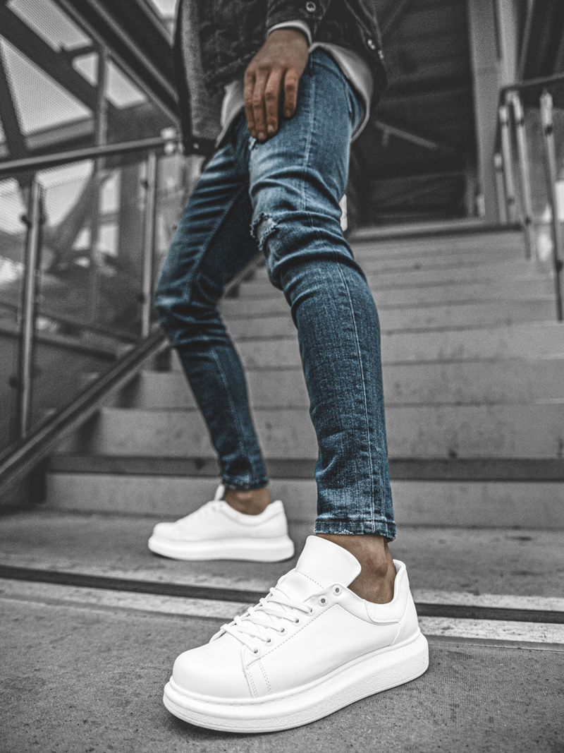 Сникърси бяло OZONEE CH/257